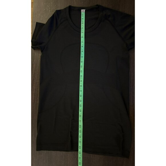 Lululemon Black Swiftly Tech Short Sleeve Shirt Size 12 - Picture 7 of 8